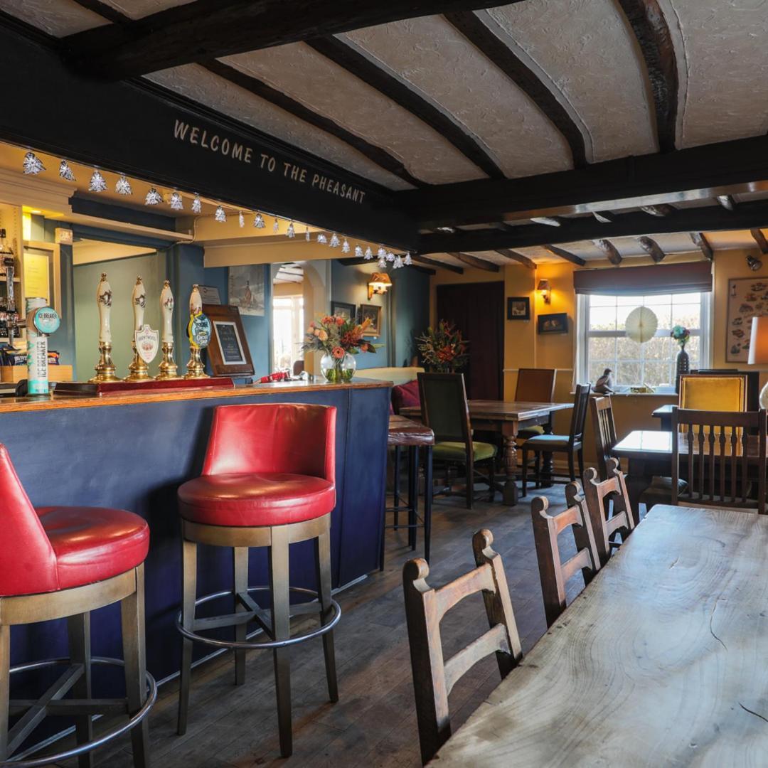 The Pheasant Public House & Hotel Gestingthorpe Exterior photo